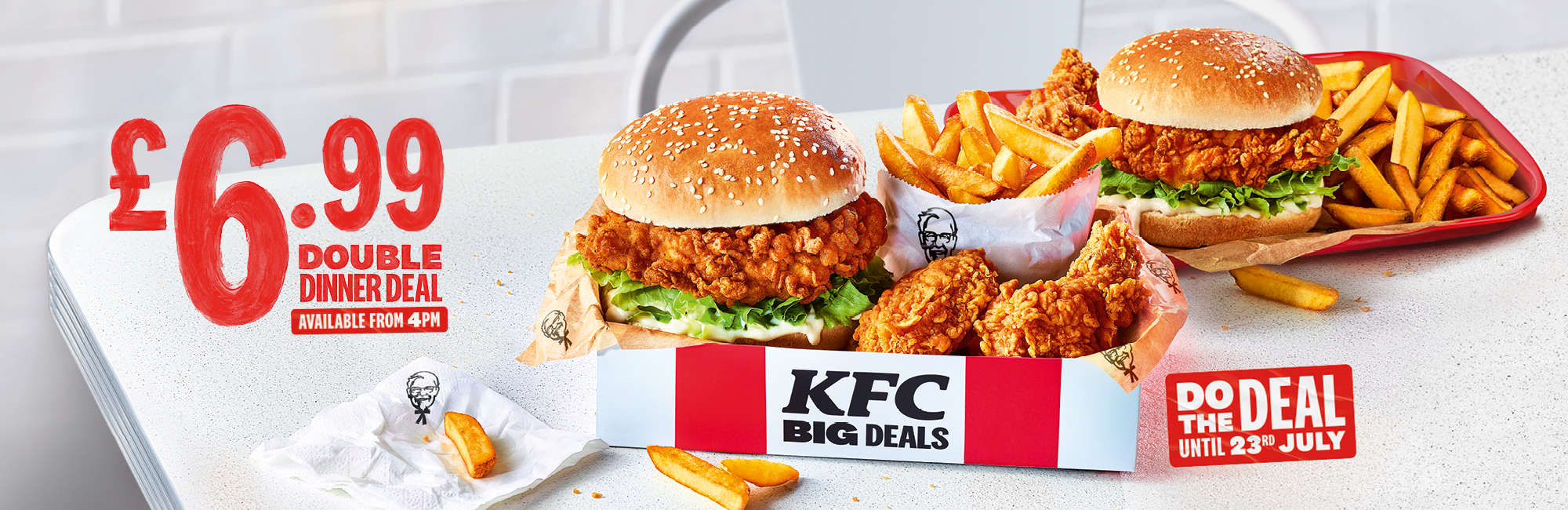 KFC Double Dinner for Two Deal Latest Deals KFC UK